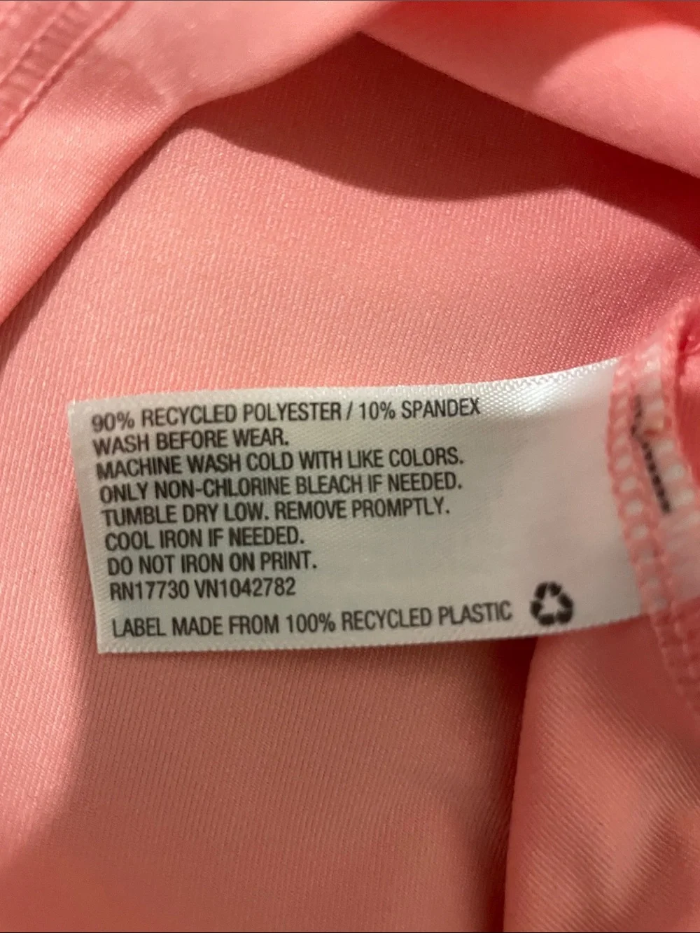 Cat & Jack Coral Pink Long Sleeve Kids Sun Shirt